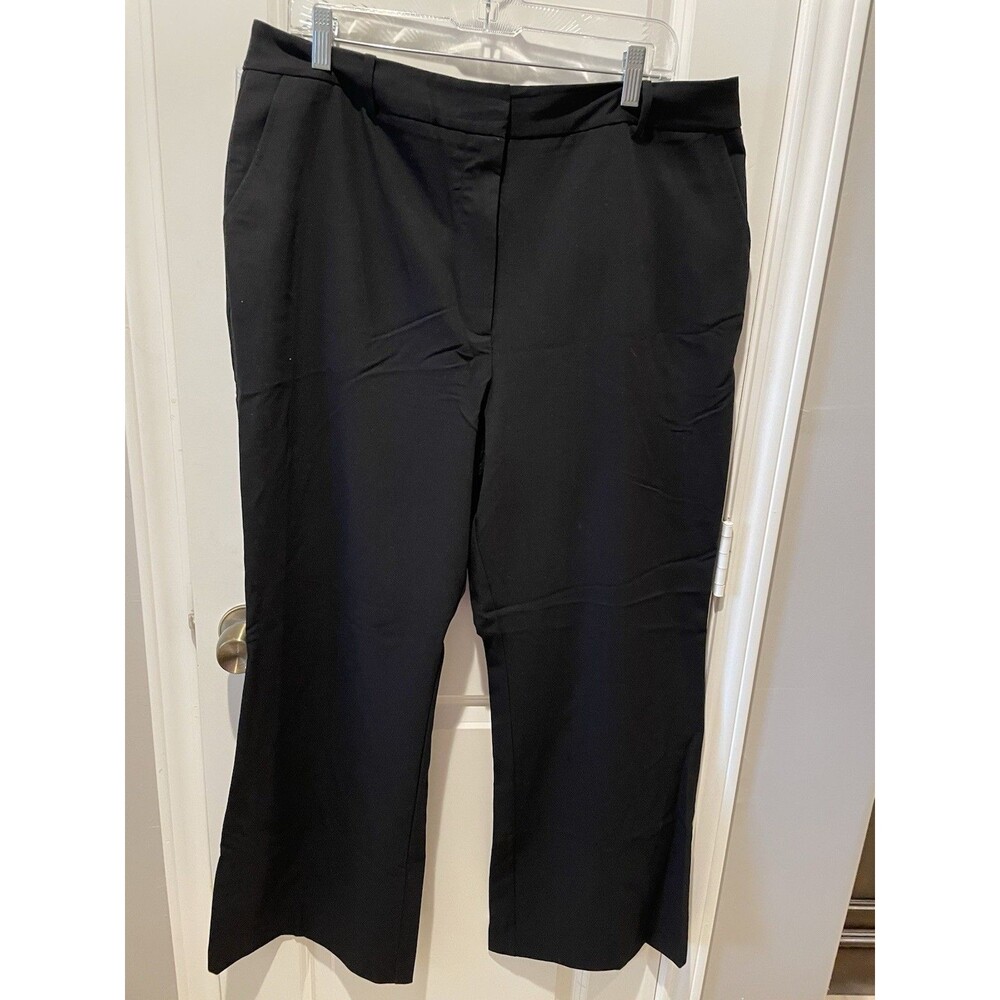 Worthington Women's Black Dress Pants Size 16 Short Office Business Work